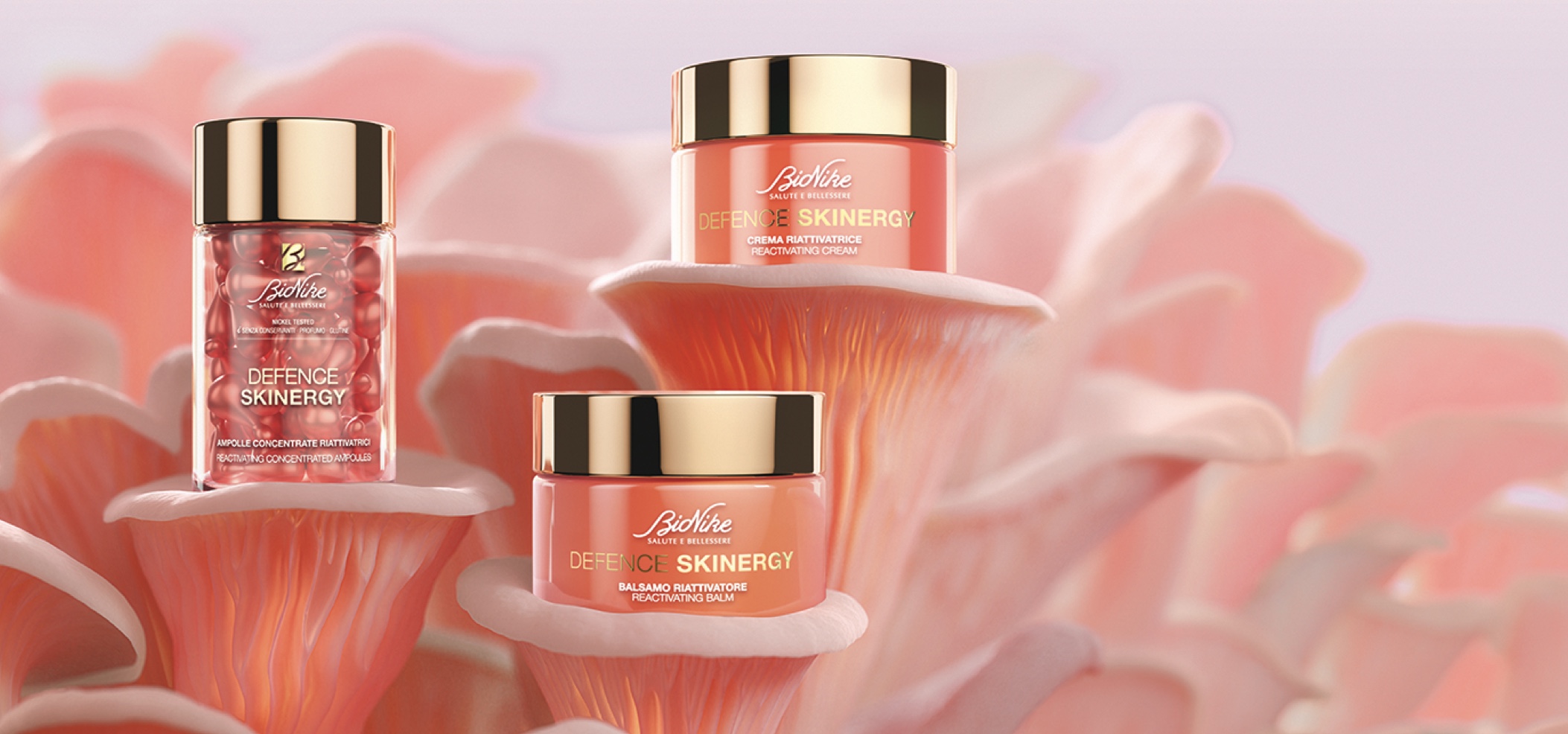 Scopri la nuova linea DEFENCE SKINERGY Bionike per la cura del viso