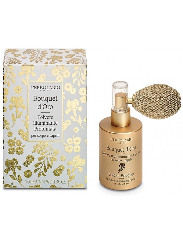 BOUQUET D'ORO POLVERE ILLUMINANTE PROFUMATA CORPO E CAPELLI  - farmachicca