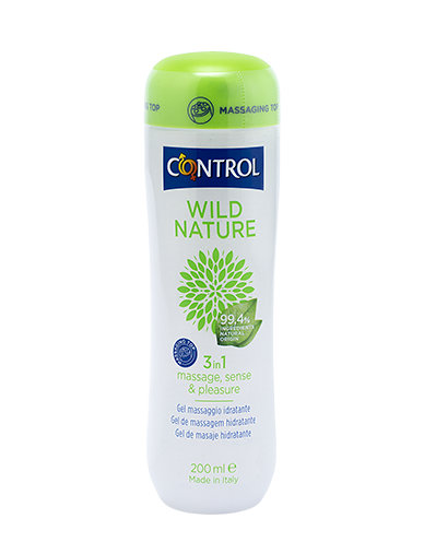 CONTROL WILD NATURE MASSAGE GEL MASSAGGIO 3 IN 1 200 ML - farmachicca