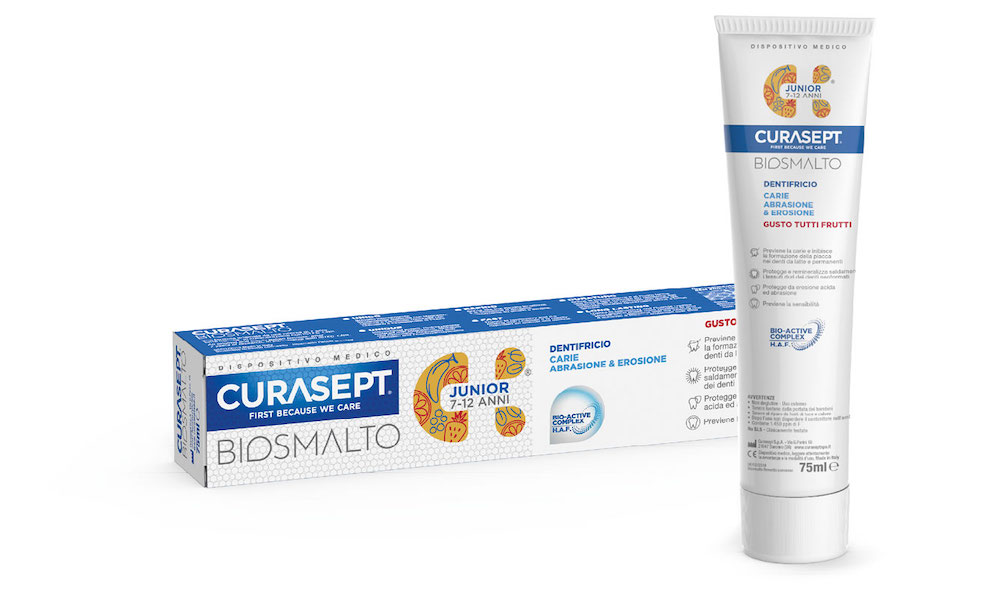 CURASEPT BIOSMALTO DENTIFRICIO JUNIOR 75 ML - farmachicca