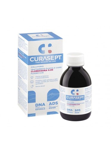 CURASEPT COLLUTORIO 0,05 ADS + DNA 200 ML - farmachicca