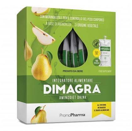 DIMAGRA AMINODIET DRINK PERA 10 POUCH DA 80 G - farmachicca