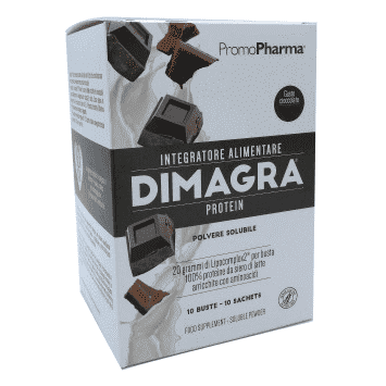 DIMAGRA PROTEIN CIOCCOLATO 10 BUSTE - farmachicca