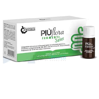 PIU' FLORA JUNIOR 10 FLACONCINI DA 10 ML - farmachicca
