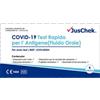 TEST ANTIGENICO RAPIDO COVID-19 JUSCHEK AUTODIAGNOSTICO DETERMINAZIONE QUALITATIVA ANTIGENI SARS-COV-2 IN CAMPIONI SALIVARI MEDIANTE IMMUNOCROMATOGRAFIA - farmachicca