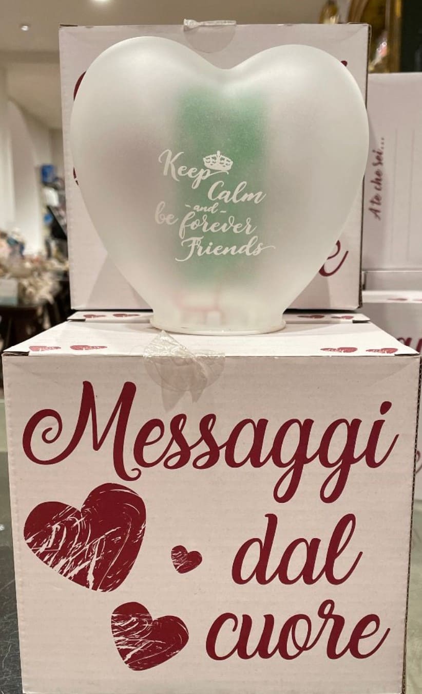 Lampada a forma di cuore Messaggi dal cuore - farmachicca