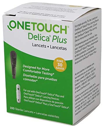 LANCETTE PUNGIDITO ONETOUCH DELICA PLUS 25 PEZZI - farmachicca