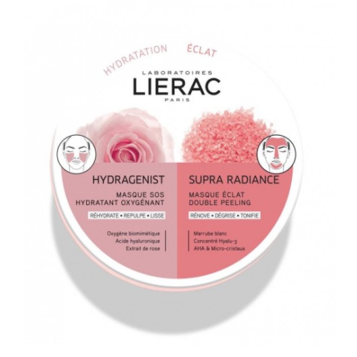 LIERAC MONO MASK HYDRA + SUPRA RADIANCE 2 X 6 ML - farmachicca