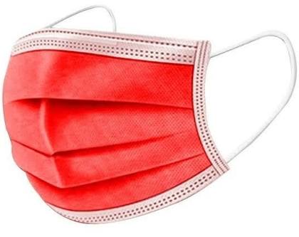 Mascherine chirurgiche pediatriche rosso confezione 10 pezzi - farmachicca