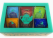 NEAVITA COFANETTO LEGNO BIO VERDE A 6 SCOMPARTI COMPOSTO 30 BUSTINE TISANE ASSORTITE - farmachicca