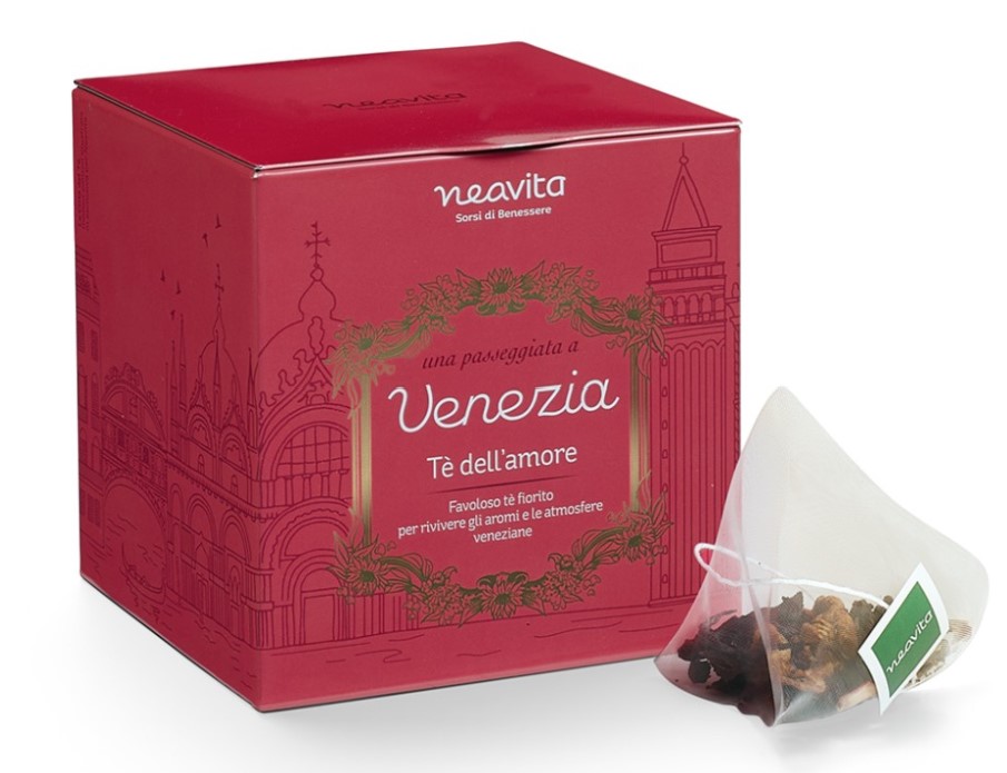 NEAVITA CUBO VENEZIA CON TE' DELL'AMORE 15 FILTRI DA 2,5 G - farmachicca