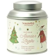 NEAVITA INFUSO ARANCIA E ZENZERO IN CADDY DI NATALE 110 G - farmachicca