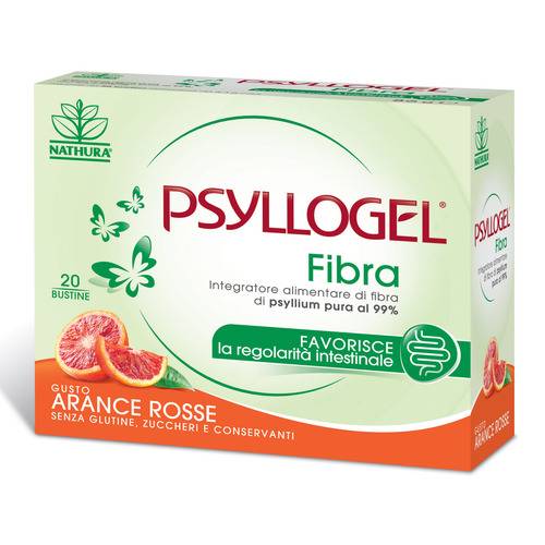 Psyllogel Fibra Arance Rosse 20 Bustine - farmachicca