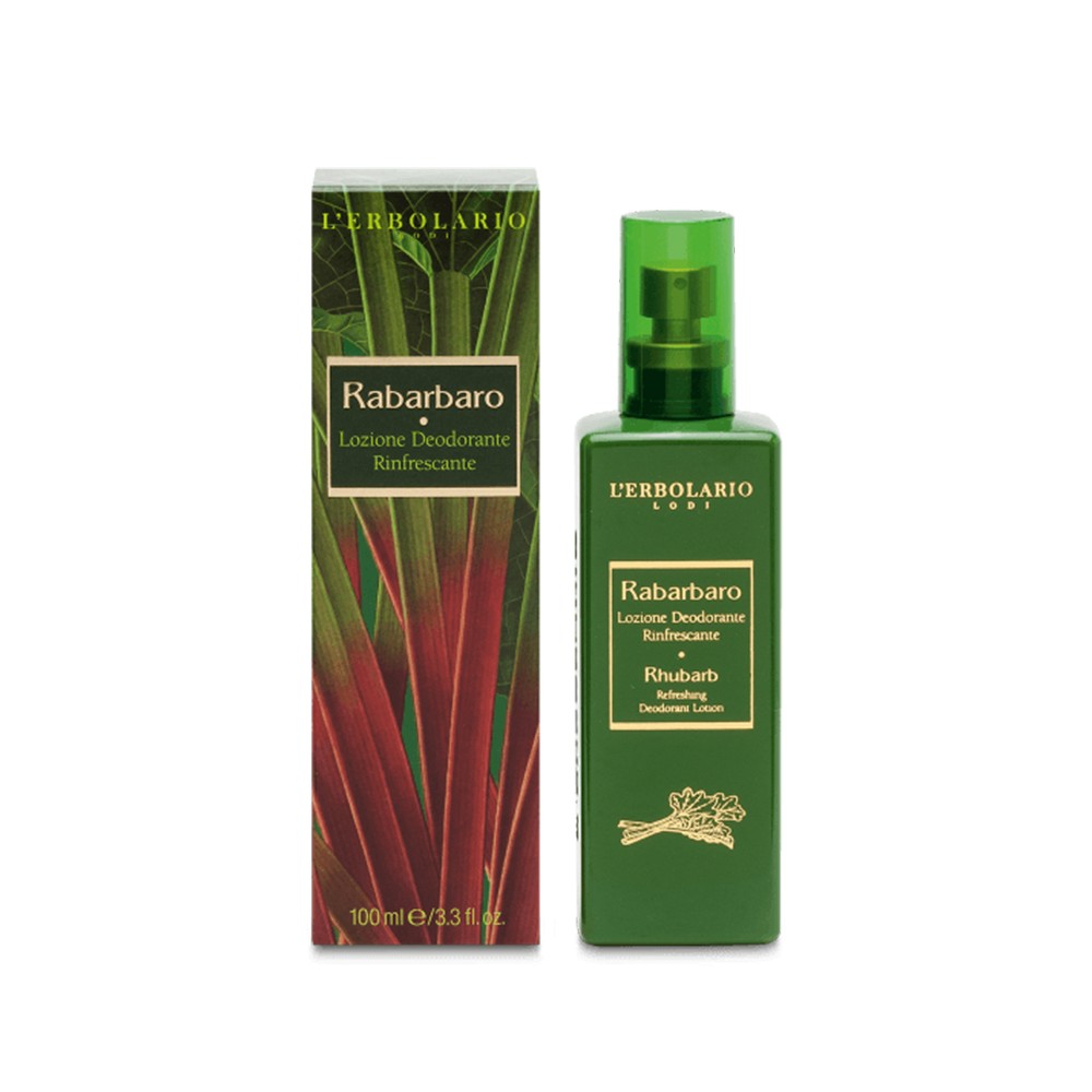 RABARBARO LOZIONE DEODORANTE RINFRESCANTE 100 ML - farmachicca