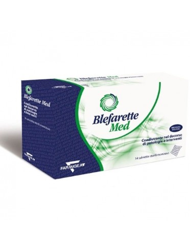 SALVIETTINE OCULARI MEDICATE BLEFARETTE MED 14 PEZZI - farmachicca