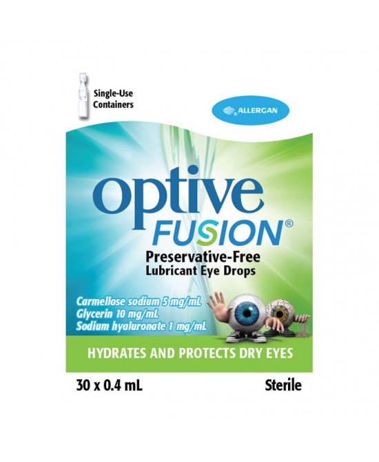 OPTIVE FUSION UD SOLUZIONE OFTALMICA STERILE 30 FLACONCINI MONODOSE 0,4 ML - farmachicca