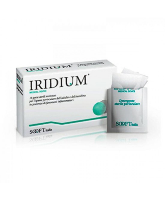 IRIDIUM GARZA OCULARE MEDICATA IN TESSUTO NON TESSUTO 20 PEZZI - farmachicca