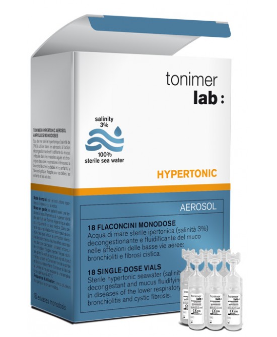 TONIMER LAB AEROSOL 18 FLACONCINI 3 ML MONODOSE - farmachicca