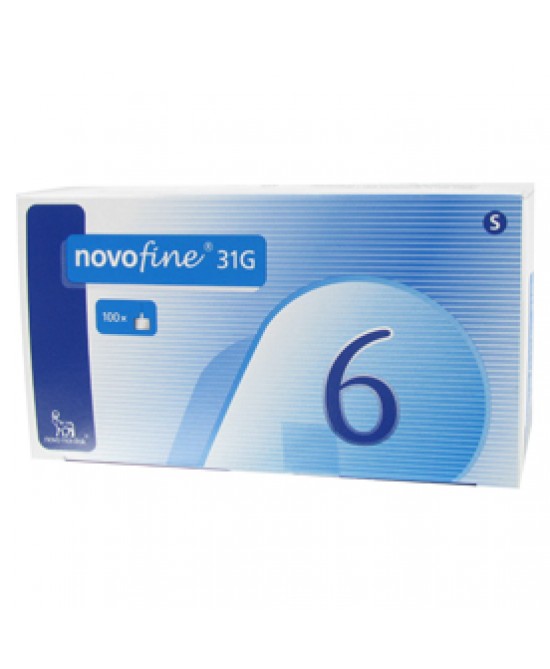 AGO PER PENNA DA INSULINA NOVOFINE GAUGE 31 6 MM 100 PEZZI - farmachicca