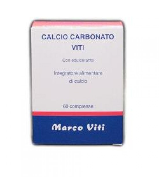 CALCIO CARBONATO VITI 60 COMPRESSE - farmachicca