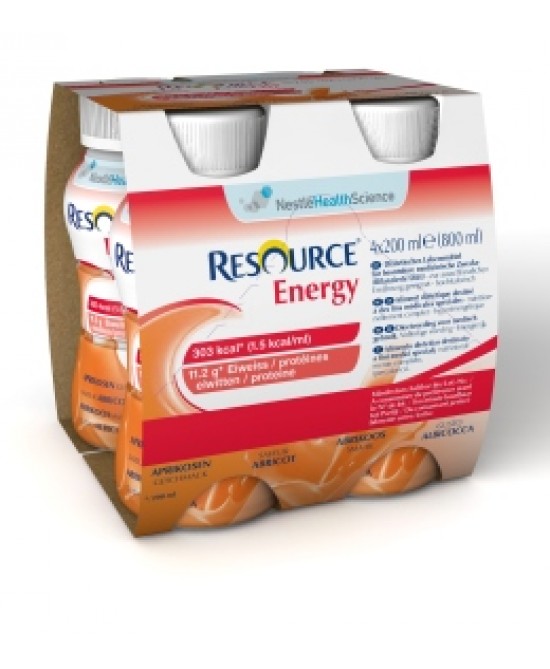 RESOURCE ENERGY CIOCCOLATO 4 BOTTIGLIE 200 ML - farmachicca