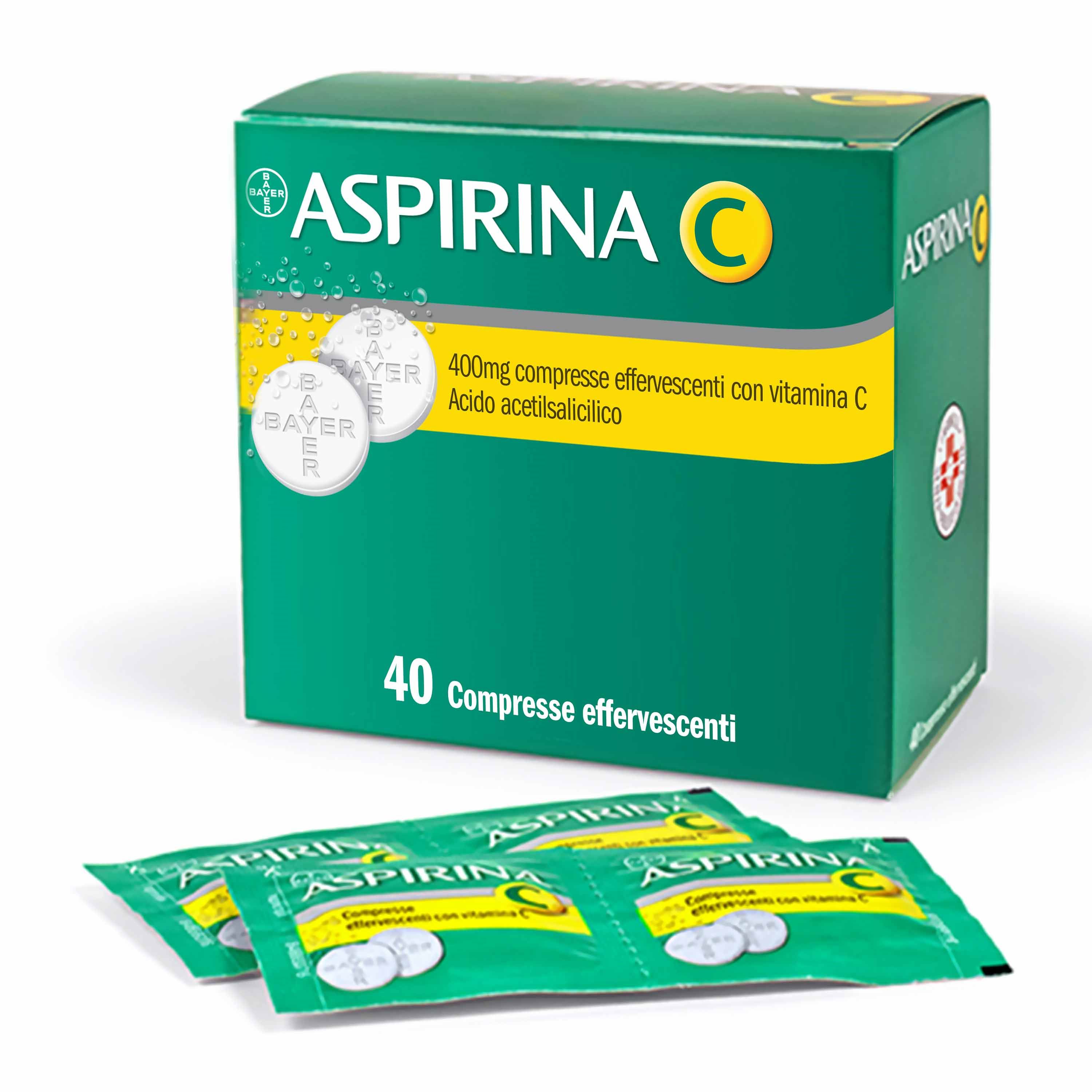 ASPIRINA C*40CPR EFF 400+240MG - farmachicca