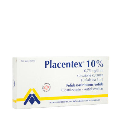 PLACENTEX*SOL CUT 10F 0,75MG - farmachicca