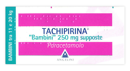 TACHIPIRINA*BB 10SUPP 250MG - farmachicca