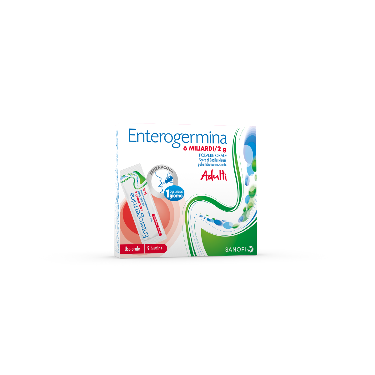 ENTEROGERMINA*OS 9BS 6MLD/2G - farmachicca