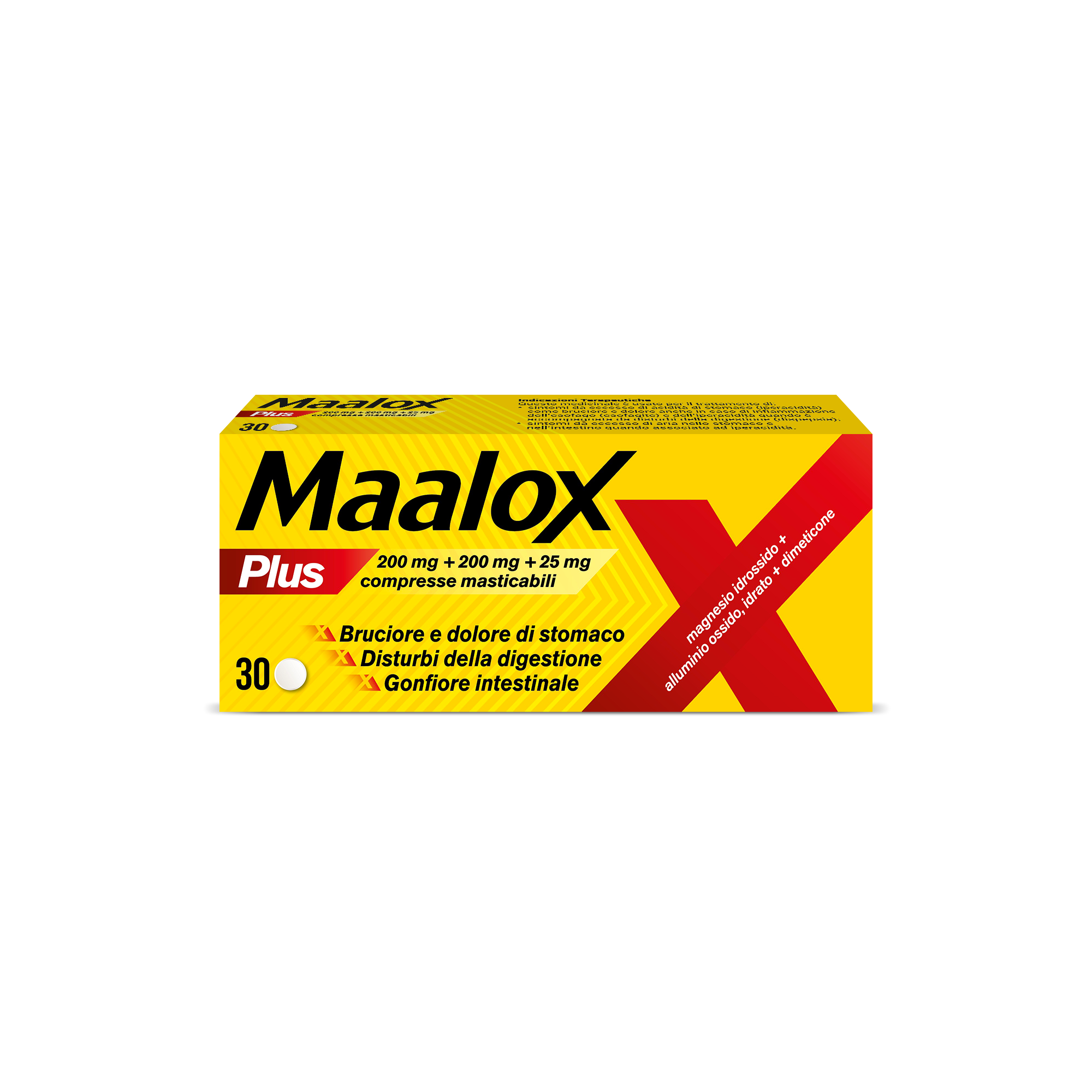 MAALOX PLUS*30CPR MAST - farmachicca
