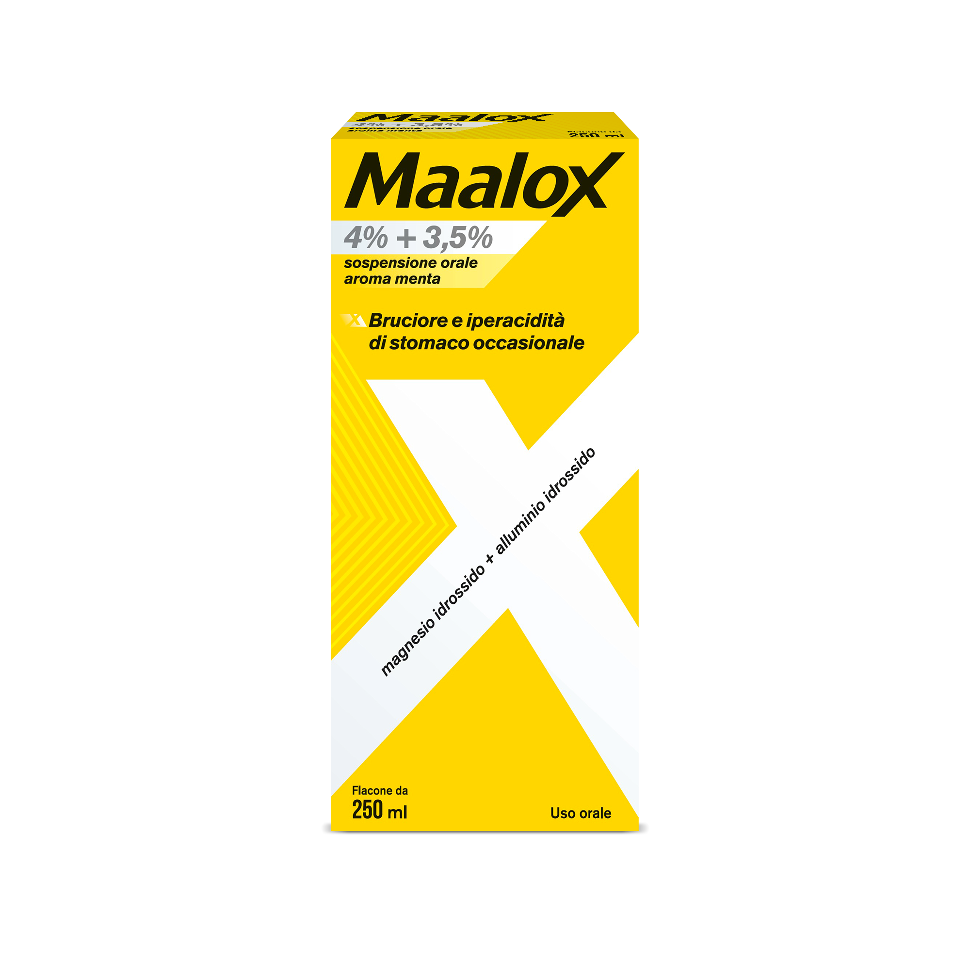 MAALOX*OS SOSP 250ML 4+3,5% ME - farmachicca