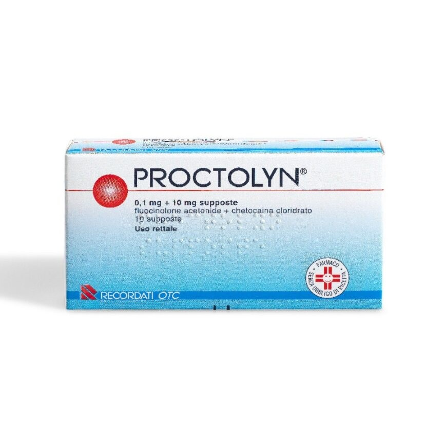 PROCTOLYN*10SUPP 0,1MG+10MG - farmachicca