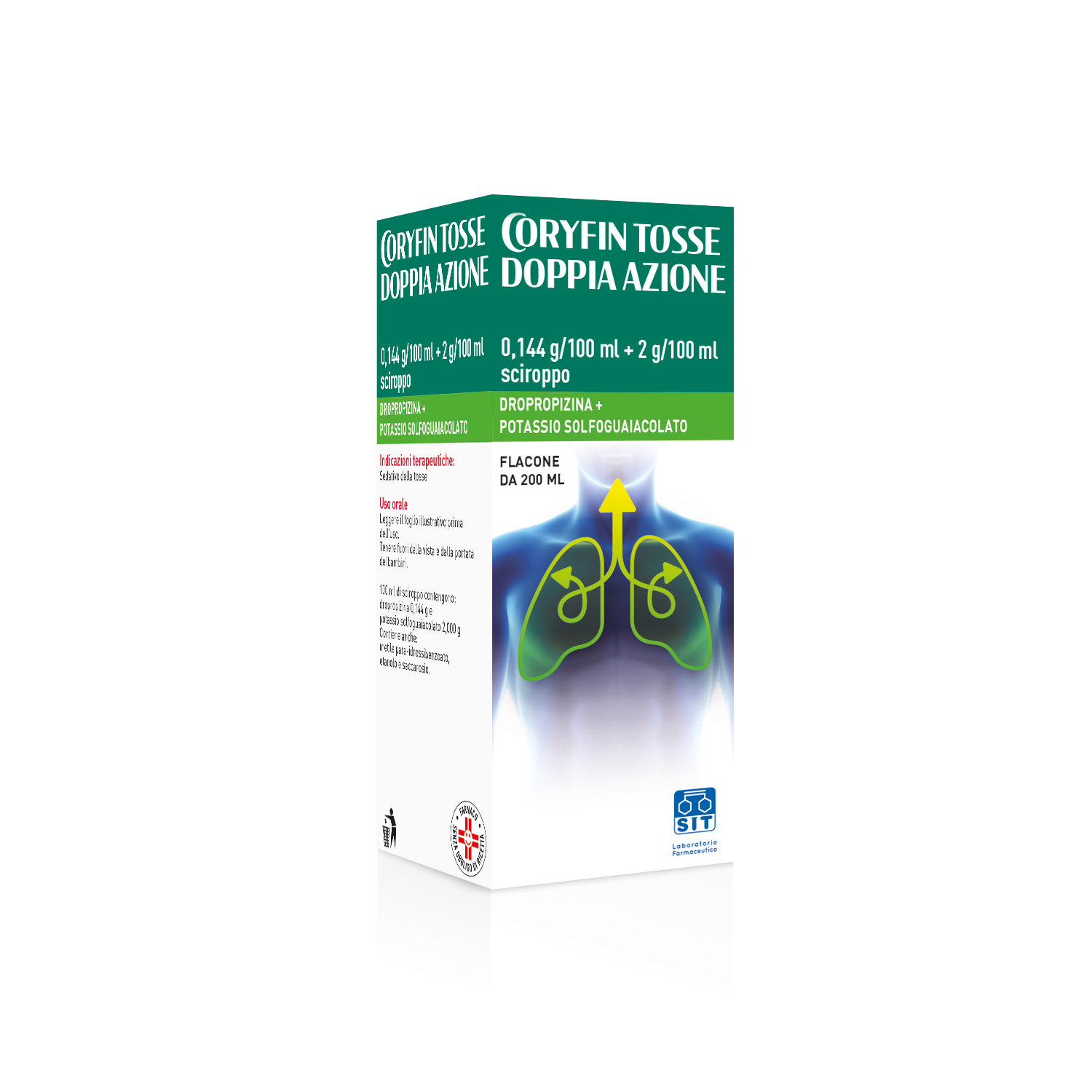 CORYFIN TOSSE DOPPIA AZ*200ML - farmachicca