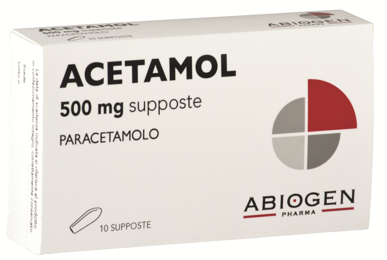 ACETAMOL*10SUPP 500MG - farmachicca