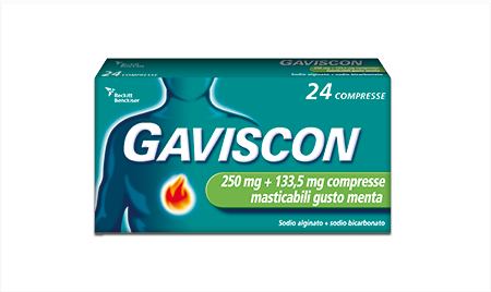 GAVISCON*24CPR MENT250+133,5MG - farmachicca