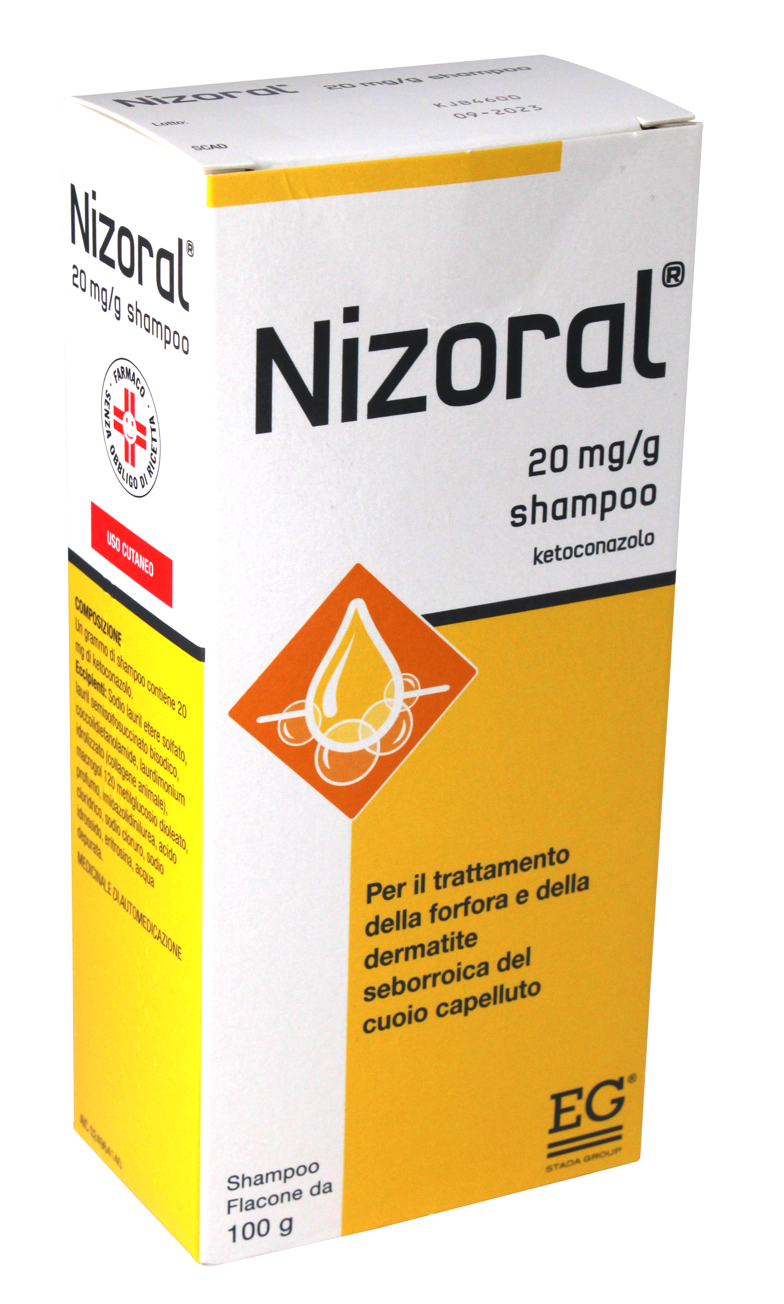 NIZORAL*SHAMPOO FL 100G 20MG/G - farmachicca