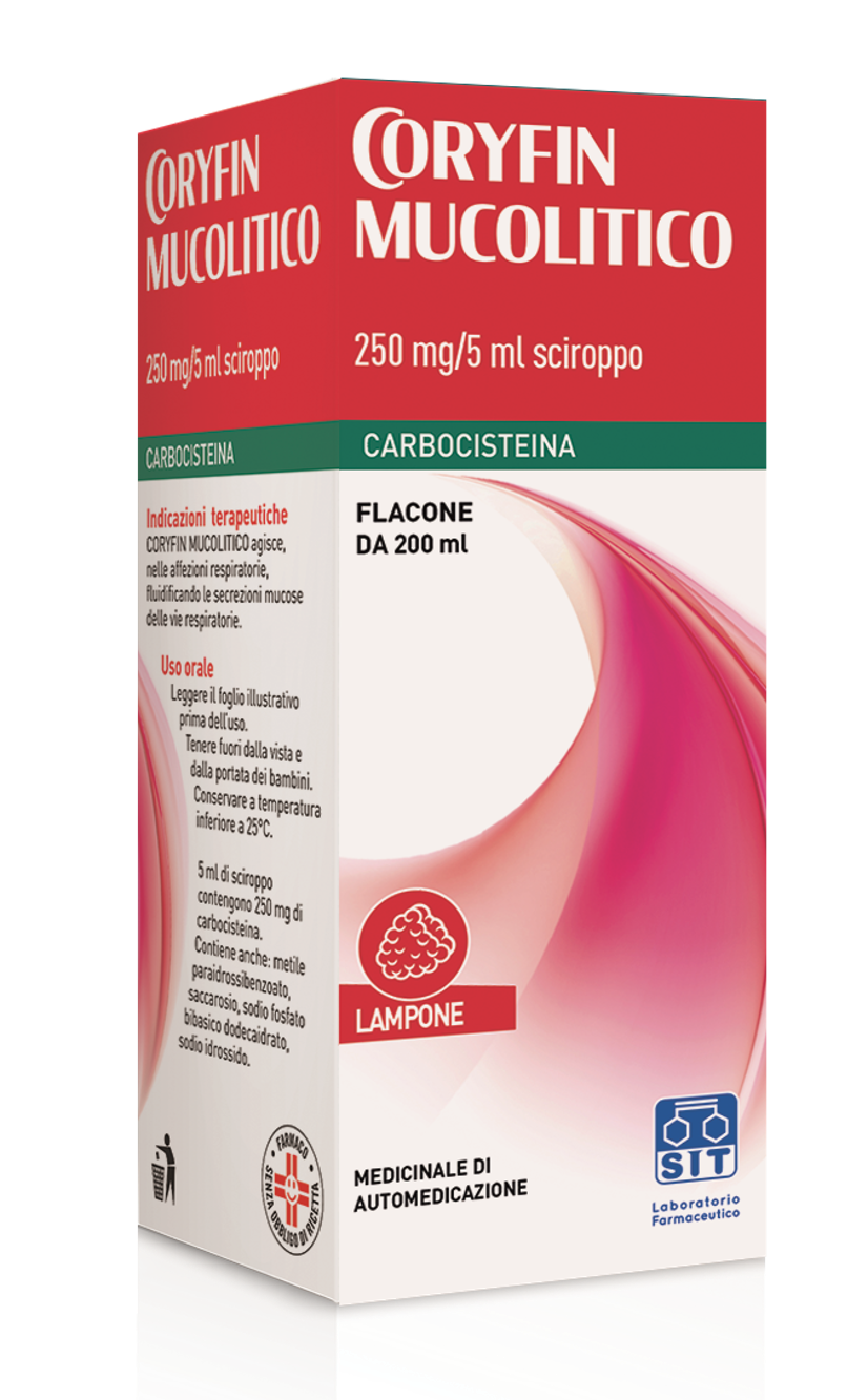 CORYFIN MUCOLITICO*SCIR 200ML - farmachicca