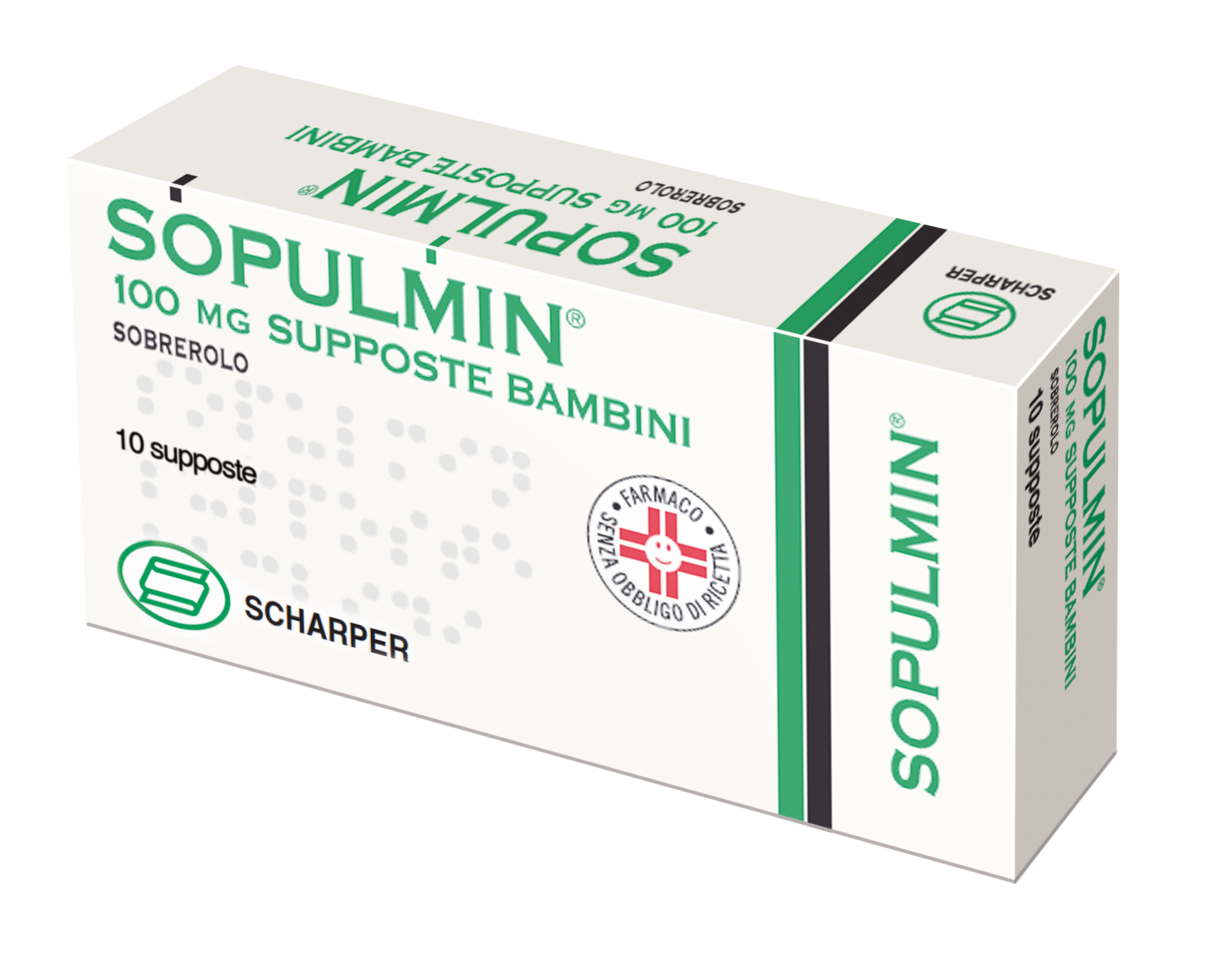 SOPULMIN*BB 10SUPP 100MG - farmachicca