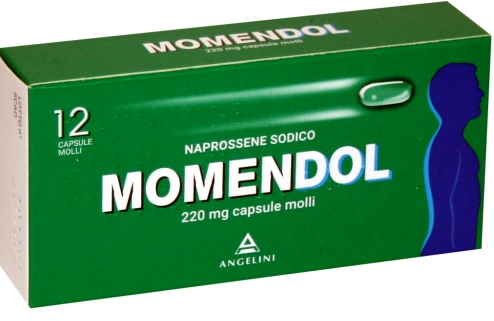 MOMENDOL*12CPS MOLLI 220MG - farmachicca