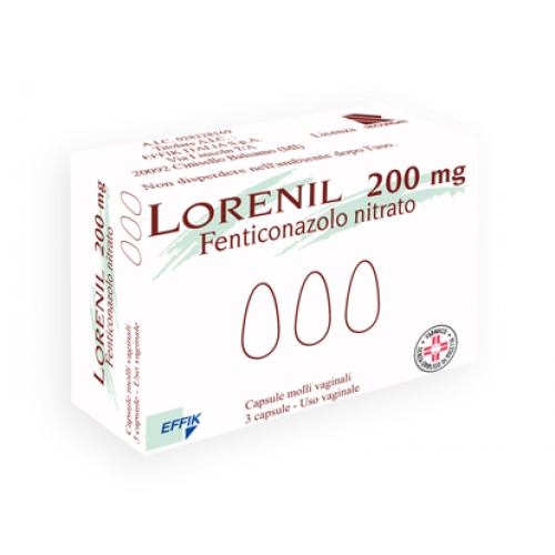 LORENIL*3CPS MOLLI VAG 200MG - farmachicca