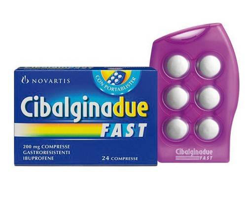CIBALGINA DUE FAST*24CPR 200MG - farmachicca