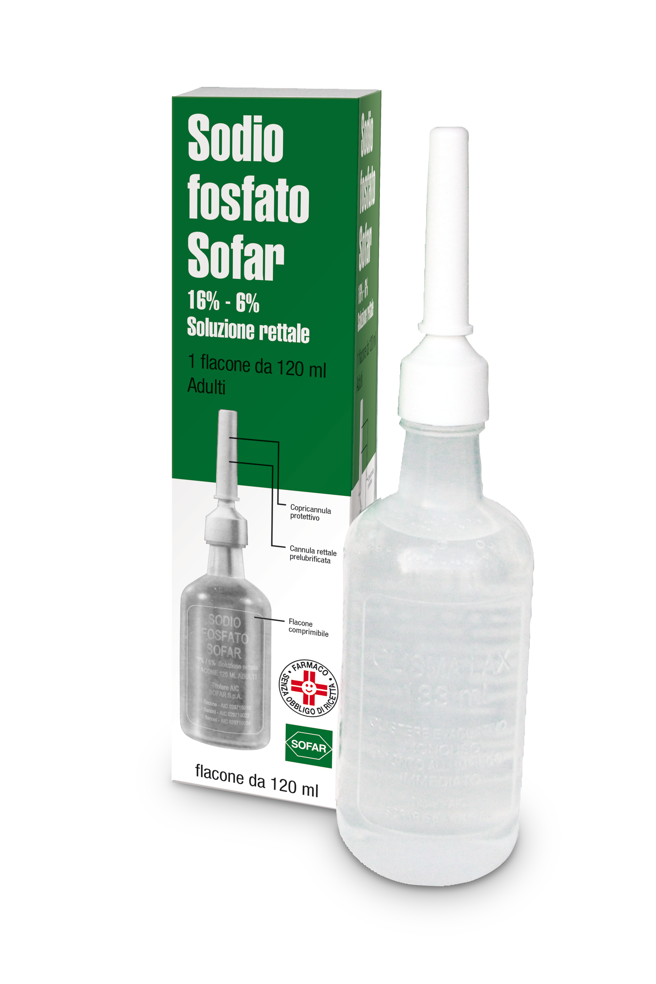 SODIO FOSFATO SOF*RETT 120ML - farmachicca