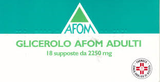 GLICEROLO AFOM*AD 18SUPP2250MG - farmachicca