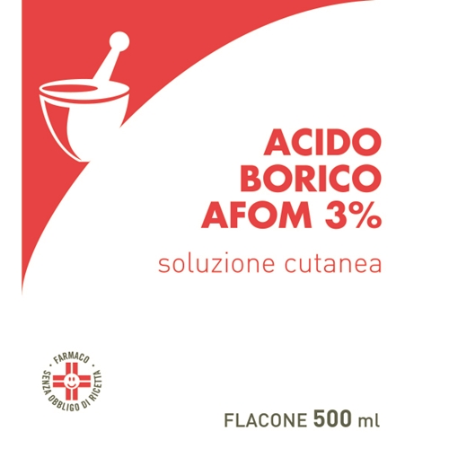 ACIDO BORICO AFOM*3% 500ML - farmachicca