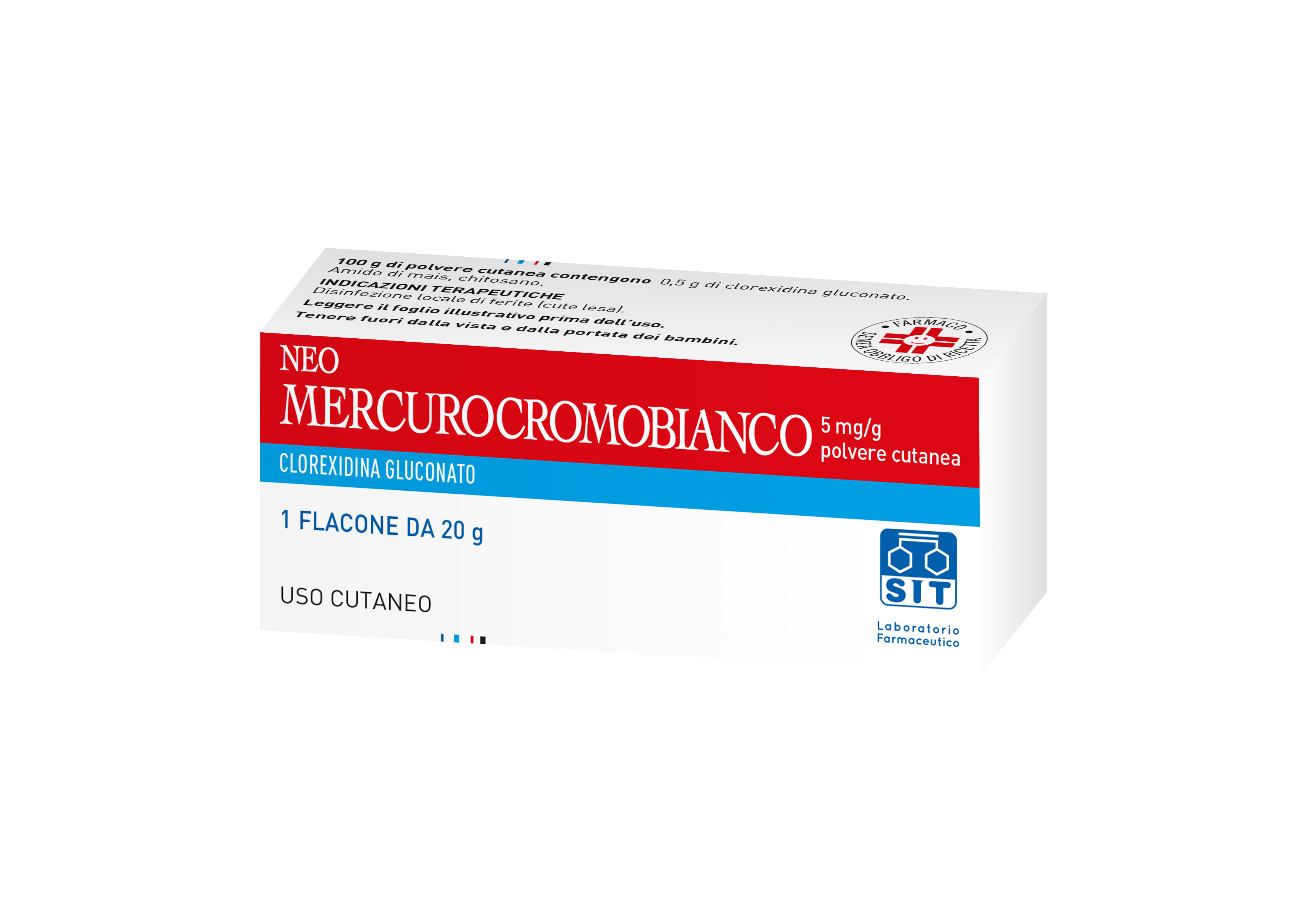 NEOMERCUROCROMO BIANCO*POLV20G - farmachicca