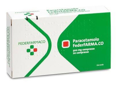 PARACETAMOLO F*20CPR 500MG - farmachicca