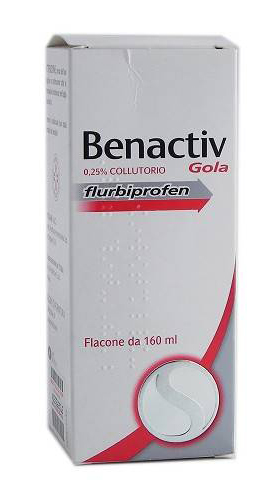 BENACTIV GOLA*COLLUT 160ML 2,5 - farmachicca