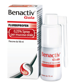 BENACTIV GOLA*SPRAY 15ML 0,25% - farmachicca