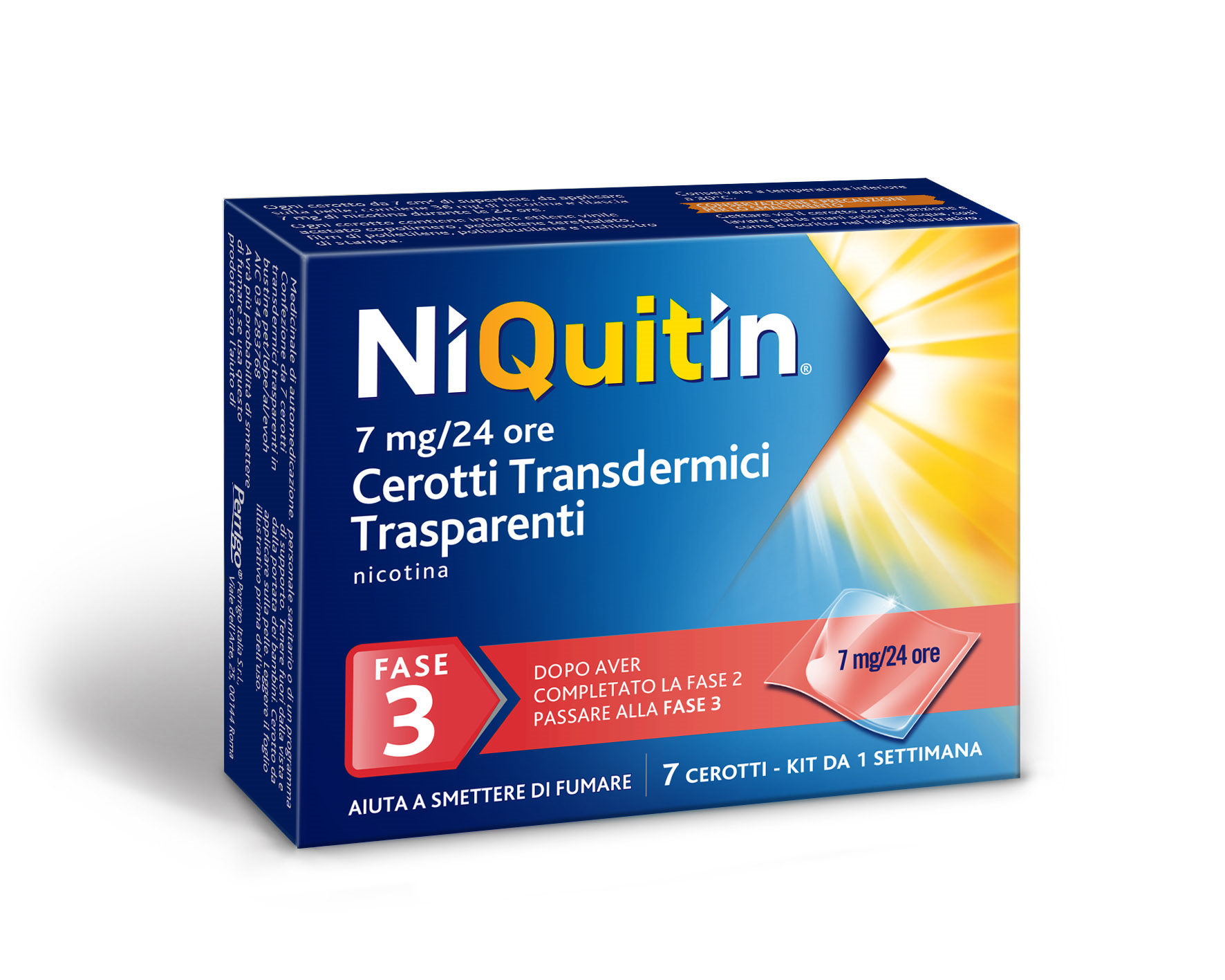 NIQUITIN*7CER TRANSD 7MG/24H - farmachicca
