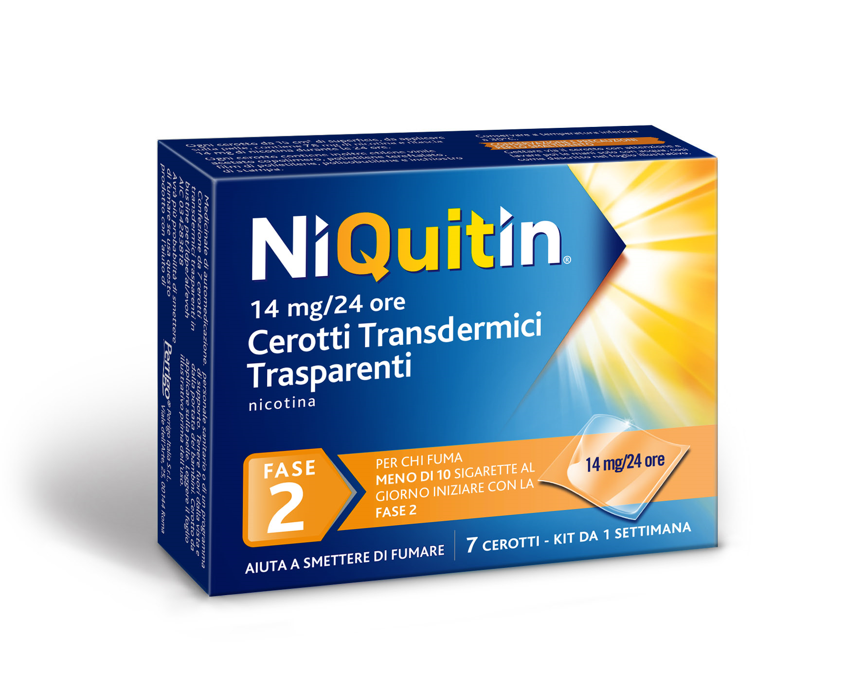 NIQUITIN*7CER TRANSD 14MG/24H - farmachicca
